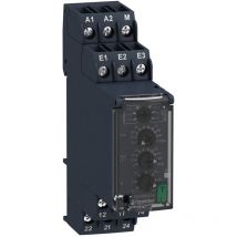 Schneider Electric - Zelio Control RM22 - relais sur/sous-intensité - 4mA à 1A - 2OF - 24V-240Vca/cc - RM22JA31MR