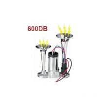 Relais de klaxon d'air de pompe électrique jointe à double tube 600DB, électrovanne électrique à double klaxon 12V haut-parleur super fort pour