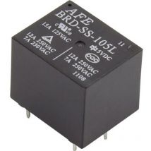 AFE BRD-SS-112L Relais pour circuits imprimés 12 V/DC 15 A 1 inverseur (RT) 1 pc(s) W738281