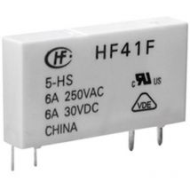 HF41F/005-ZST Relais pour circuits imprimés 5 v/dc 6 a 1 inverseur (rt) 1 pc(s) S74325 - Hongfa