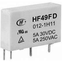 HF49FD/012-1H12F Relais pour circuits imprimés 12 v/dc 5 a 1 no (t) 1 pc(s) S74328 - Hongfa