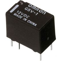 G5V-1 12DC Relais pour circuits imprimés 12 v/dc 1 a 1 inverseur (rt) 1 pc(s) S72640 - Omron