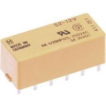 Panasonic - S212 Relais pour circuits imprimés 12 v/dc 4 a 2 no (t), 2 nf 1 pc(s)