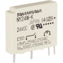 NY-05W-K-IE Relais pour circuits imprimés 5 v/dc 5 a 1 no (t) 1 pc(s) S75714 - Takamisawa