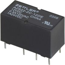 Zettler Electronics - AZ822-2C-24DE Relais pour circuits imprimés 24 v/dc 2 a 2 inverseurs (rt) 1 pc(s) S74154