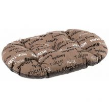 Ferplast - relax c Coussin en coton avec rembourrage doux. Diverses mesures.. Variante 65/6 - Misure: 65 x 42 cm - Marron