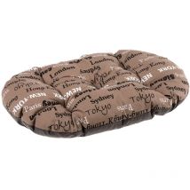 Ferplast - relax c Coussin en coton avec rembourrage doux. Diverses mesures.. Variante 78/8 - Misure: 78 x 50 cm - Marron