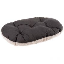 Ferplast - relax f Coussin en coton et peluche pour chiens et chats. Diverses mesures.. Variante 100/12 - Misure: 100 x 63 cm - Gris