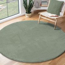 Teppich Relax 120 x 120 cm – weich, rutschfest, vielseitige Farbvarianten – ideal für Wohnzimmer, Schlafzimmer, Kinderzimmer