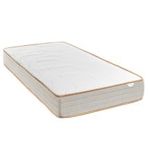 Matelas à ressorts ensachés grace hauteur 20 cm Confort Total - 160x190 cm - Blanc - Relax