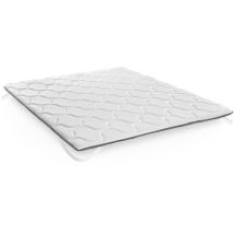 Surmatelas vicoélastique linda hauteur 5cm Respirant - 200x200 cm - Relax
