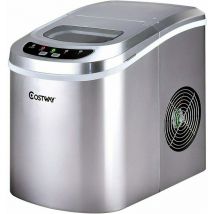 Macchina Ghiaccio 2,2 l, Fabbricatore Cubetti 12 kg in 24 h, Ciclo Produttivo 6-13 Minuti, Tecnologia a Infrarossi, Funzionamento Automatico