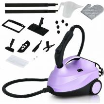 Relax4life - Nettoyeur à Vapeur Haute Pression 2000W avec Réservoir d'Eau 1,5 l, Nettoyeur vapeur Électrique Polyvalent de Mestique pour