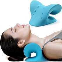 Relaxateur de cou et d'épaules, dispositif de traction cervicale pour soulager la douleur de l'ATM et l'alignement de la colonne cervicale, oreiller