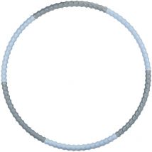Relaxdays - Cerceau Hula Hoop, ø 95 cm, accessoire de fitness pour adultes, 900 g, pour maigrir, musculation, lila/gris