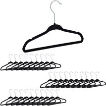 150x Cintres enfants, set velours, Cintres bébé décoratif chemises antidérapant crochet rotatif