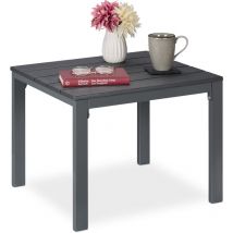 Side Table for Balcony, Weatherproof, also for Terrace and Garden, hwd: 39 x 52 x 48 cm, Outdoors, - Relaxdays