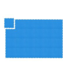 Relaxdays - Tapis de sol 24 nattes pour fitness et appareils de sport, eva, sans bpa, superficie 2,1 m²,lxP 30x30 cm,bleu