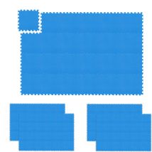 Tapis de sol 120 nattes pour fitness et appareils de sport, eva, sans bpa, superficie 10,8 m², lxP 30x30 cm,bleu