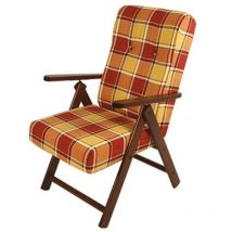 Molisana bis-struktur-sessel in walnuss-finish, 4-FACH einstellbar