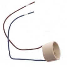 Portalampada con attacco gz10 cavi in teflon 14 cm 904-z-i - Relco