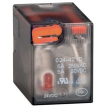 Rele' Industriale 4Sc 5A 12Vdc +Led ( lovato cod. HR604CD012 )