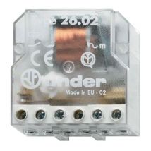 Relè ad impulsi Finder Interruttore bipolare 2 no, ac 230VAC 260282300000