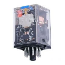 Relè Contatti Omron 3 scambi 230VAC LED MKS3PIN5AC230-24