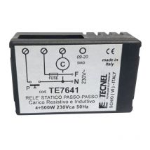 Relè Tecnel passo passo per lampade ad incandescenza ed alogene TE7641