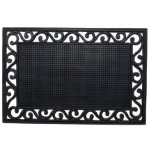 Relief Gummi Fussmatte svetlana 40x60 cm schwarz