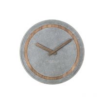 Nextime - 3211 reloj de mesa o pared Reloj de cuarzo Círculo Marrón, Gris