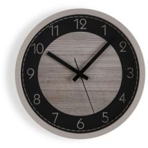 Reloj eco madera negro 30CM