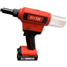 Rivit - Remachadora a bateria de litio max 6,4mm 18,0V 2,0Ah RIV720