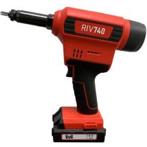 Rivit - Remachadora a bateria de litio para insertos M3-10 18,0V 2,0Ah RIV740