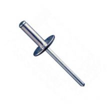 Remache aluminio 4,8mm cabeza ancha al largo 30mm ø rosca chapa 4.8mm