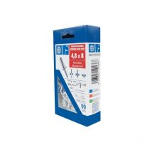 Remache cabeza alomada ø 4,8 x 8 mm Bralo 90 uds