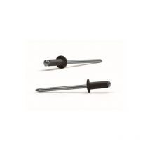 Bralo - Remache Flor ø 4,8 x 16 Alu/Ac l. Negro 9005 250 Pz