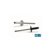 Remache flor D.4.0X16 C.12 alu/ac l.negro 9005 (100U) Bralo
