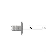 Gesipa - Remache Fij Polygrip 4,0X10Mm K12 C/Red Plana Alu/Acer 500Pz