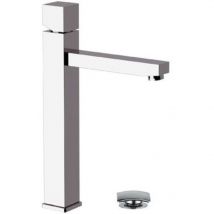 Sq3 miscelatore alto per lavabo con scarico click-clack - Remer