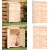 Vidaxl - Remise de jardin 102x52x174,5 cm Bois de sapin solide - Abris De Jardin - Remise De Jardin - Abri De Jardin Bois - Cabane De Jardin