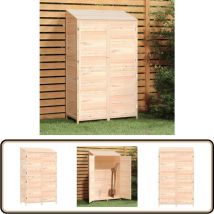 Vidaxl - Remise de jardin 102x52x174,5 cm Bois de sapin solide - Abris De Jardin - Remise De Jardin - Abri De Jardin Bois - Cabane De Jardin
