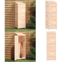 Remise de jardin 55x52x174,5 cm Bois de sapin solide - Abris De Jardin - Abri De Jardin Bois - Remise De Jardin - Cabane De Jardin - Rangement