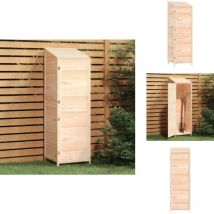 Remise de jardin 55x52x174,5 cm Bois de sapin solide - Abris De Jardin - Abri De Jardin Bois - Remise De Jardin - Cabane De Jardin - Rangement