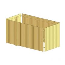 Remise pour carport Malmö taille 2