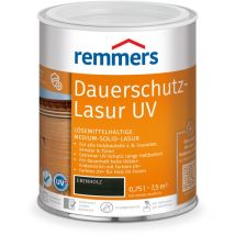 Remmers Gmbh - Remmers Dauerschutz-Lasur uv ebenholz, 0,75 Liter, Holz UV-Schutz für außen, auch für helle Farbtöne und farblos uv+, blockfest,