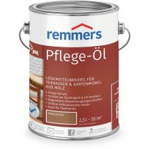 Pflege-Öl bangkirai, 2,5 Liter, Holzöl für Holz innen und außen, wasserabweisend, wetterfest, für Gartenmöbel und Holzterrassen geeignet - Remmers