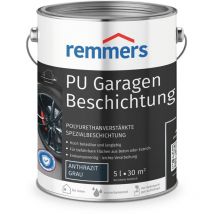 Remmers - pu Garagenbeschichtung anthrazit, matt, 5 Liter, Beton- und Bodenfarbe, für Garagen, abriebfest und beständig gegen Weichmacher