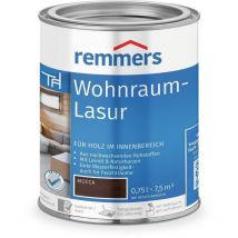 Remmers - Wohnraum-Lasur mocca, 0,75 Liter, Holzlasur innen, für Möbel, Böden, Innentüren und Treppen geeignet, mit Abperleffekt