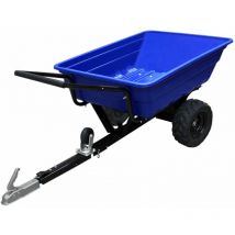 Remorque ATV Chariot Jardin Chargement Puissant Tracteur Roues Tout-Terrain Ferme 295kg